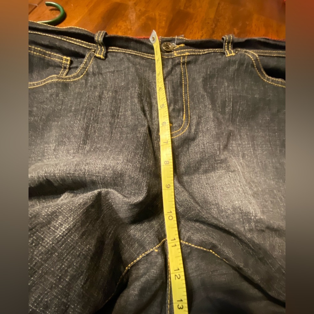 GLO Jeans dark blue Straight Leg Denim Jr Plus 18. - Picture 9 of 12